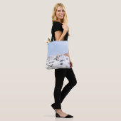 Santorini, griekenland tote bag (Op model)