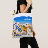 Santorini Griekenland Tote Bag (Dichtbij)