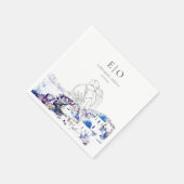 Santorini Griekenland Trouwbestemming Zomer Servet (Hoek)