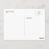 santorini griekenland zomer met behoud van datum briefkaart (Achterkant)