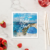 Santorini griekenland zomer vrijgezellenfeest serv servet (Insitu)