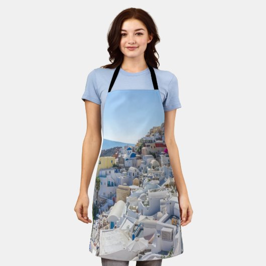 Santorini Griekenland - zonnige zomerdag in Santor Schort (Gedragen)