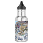 Santorini Griekenland - zonnige zomerdag in Santor Waterfles (Rechts)