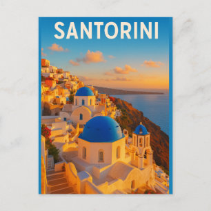 Santorini – Griekens paradijselijk eiland Briefkaart