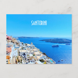 Santorini Grieks Eilanden Uitzicht Briefkaart