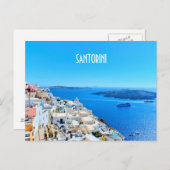 Santorini Grieks Eilanden Uitzicht Briefkaart (Voorkant / Achterkant)
