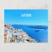 Santorini Grieks Eilanden Uitzicht Briefkaart (Voorkant)