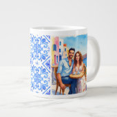Santorini, Grieks, romantisch uitje Grote Koffiekop (Voorkant rechts)