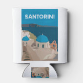 Santorini Griekse eilanden Blikjeskoeler (Achterkant)
