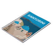 Santorini Griekse eilanden Notitieboek (Linkerzijde)