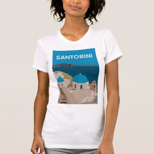 Santorini Griekse eilanden T-shirt