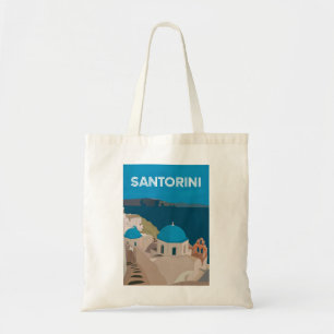 Santorini Griekse eilanden Tote Bag