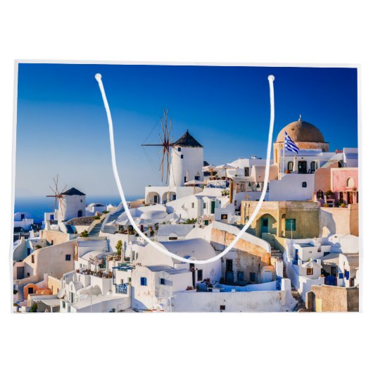 Santorini Groot Cadeauzakje (Achterkant)