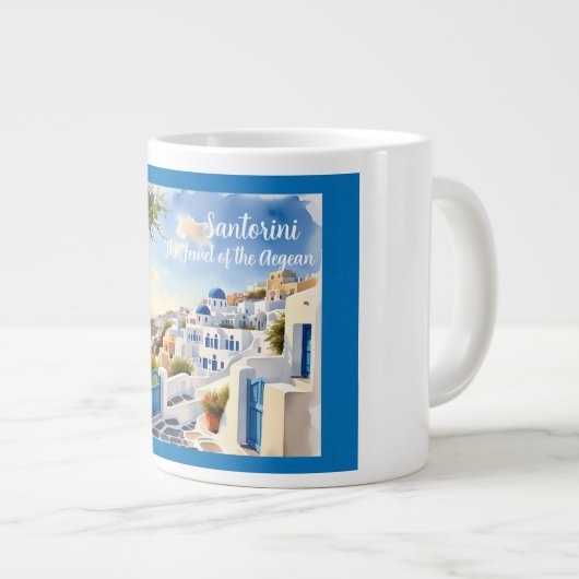 Santorini, het juweel van de Egeïsche Zee Grote Koffiekop (Voorkant rechts)