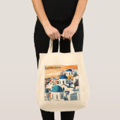Santorini: Iconische bestemmingen Tote Bag (Voorkant (product))