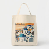 Santorini: Iconische bestemmingen Tote Bag (Voorkant)