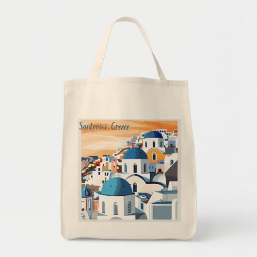 Santorini: Iconische bestemmingen Tote Bag (Voorkant)