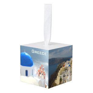 Santorini in de middag van de zon decoratie