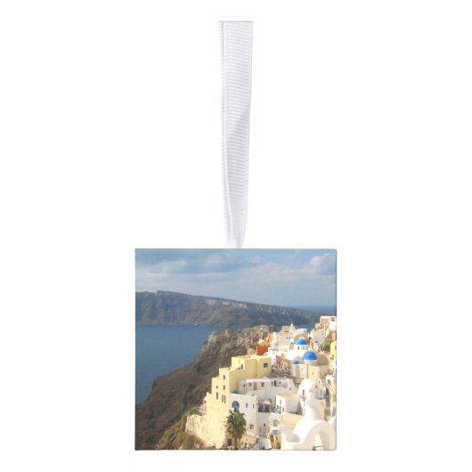 Santorini in de middag van de zon decoratie (Rechts)