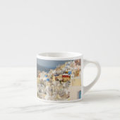 Santorini in de middag van de zon espresso kop (Rechts)