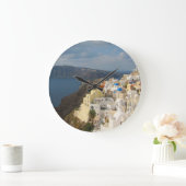Santorini in de middag van de zon grote klok (Huis)