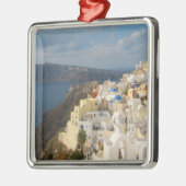 Santorini in de middag van de zon metalen ornament (Links)