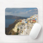 Santorini in de middag van de zon muismat (Met muis)