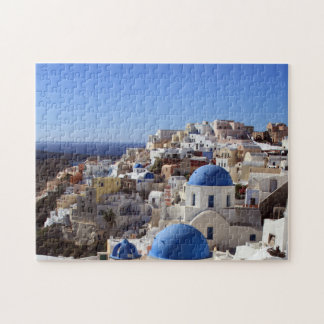 Santorini in de zon legpuzzel