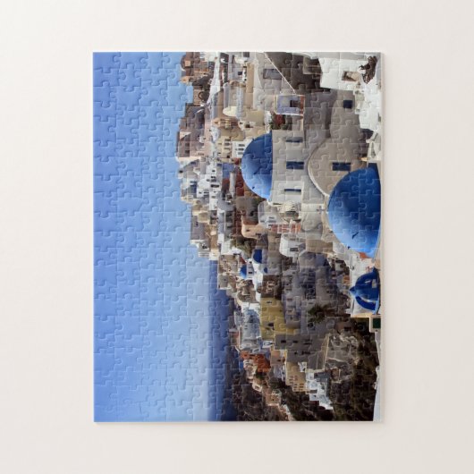 Santorini in de zon legpuzzel (Verticaal)