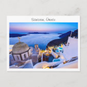 Santorini in Griekenland Briefkaart (Voorkant)