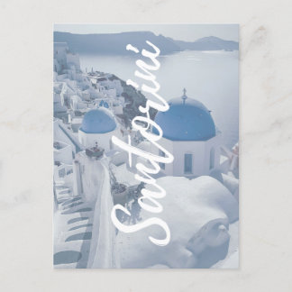 Santorini in Griekenland Reisfoto Modern Briefkaar Briefkaart