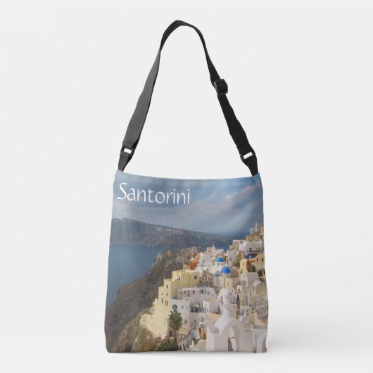 Santorini in the Afternoon Sun Wristlet Purse Crossbody Tas (Achterkant)