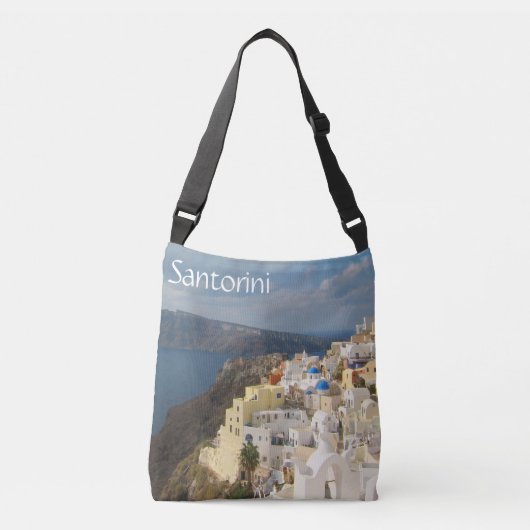 Santorini in the Afternoon Sun Wristlet Purse Crossbody Tas (Voorkant)