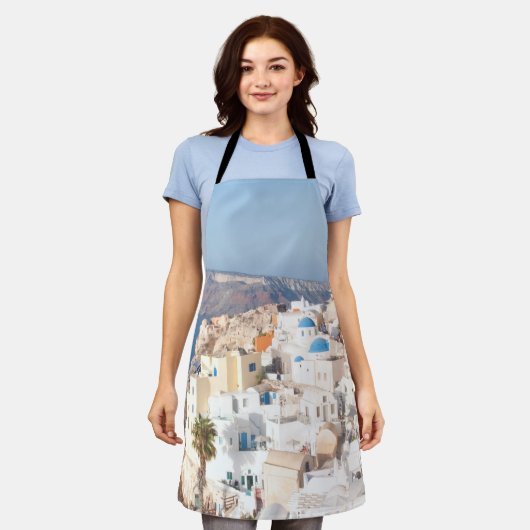 Santorini Island Bliss #3 #wall #art Schort (Gedragen)