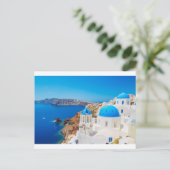 Santorini Island - Caldera, Griekenland Briefkaart (Staand voorkant)