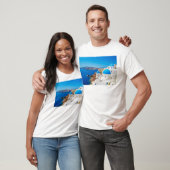 Santorini Island - Caldera, Griekenland T-shirt (Unisex)