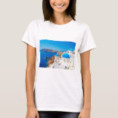 Santorini Island - Caldera, Griekenland T-shirt (Voorkant)