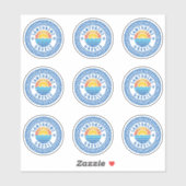 Santorini Island, Greece Multiple Pack Sticker (Vel)