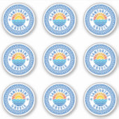 Santorini Island, Greece Multiple Pack Sticker (Voorkant)