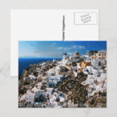 Santorini Island Griekenland Briefkaart (Voorkant / Achterkant)