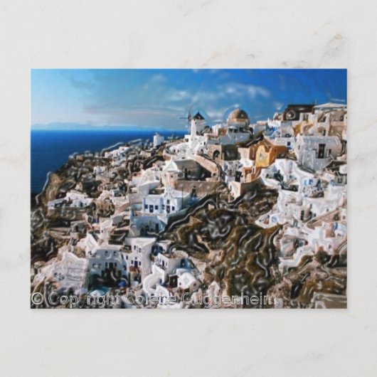 Santorini Island Griekenland Briefkaart (Voorkant)