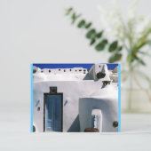 Santorini Island Griekenland Briefkaart (Staand voorkant)