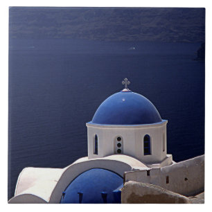 Santorini Island Griekenland Ceramic Tile Tegeltje
