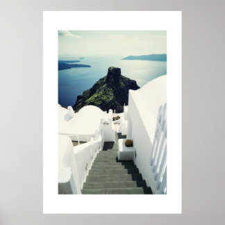 Santorini Island, Griekenland Poster