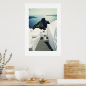 Santorini Island, Griekenland Poster (Keuken)