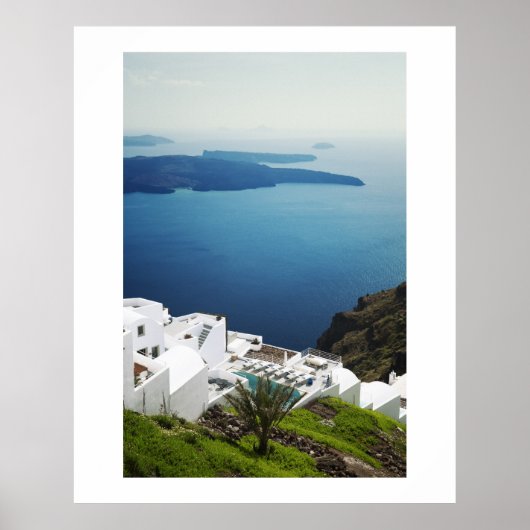 Santorini Island, Griekenland Poster (Voorkant)