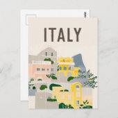 Santorini Italië Briefkaart (Voorkant / Achterkant)