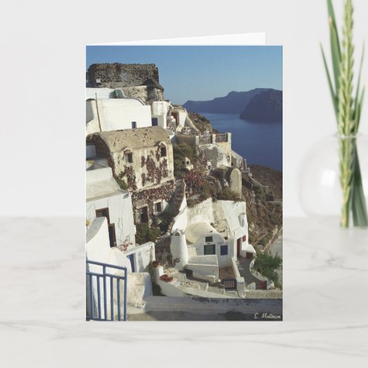 Santorini kaart (leeg van binnen) (Voorkant)