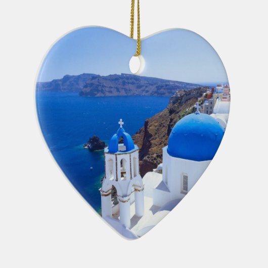Santorini Keramisch Ornament (Rechts)