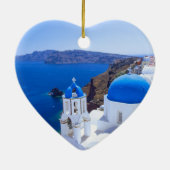 Santorini Keramisch Ornament (Achterkant)